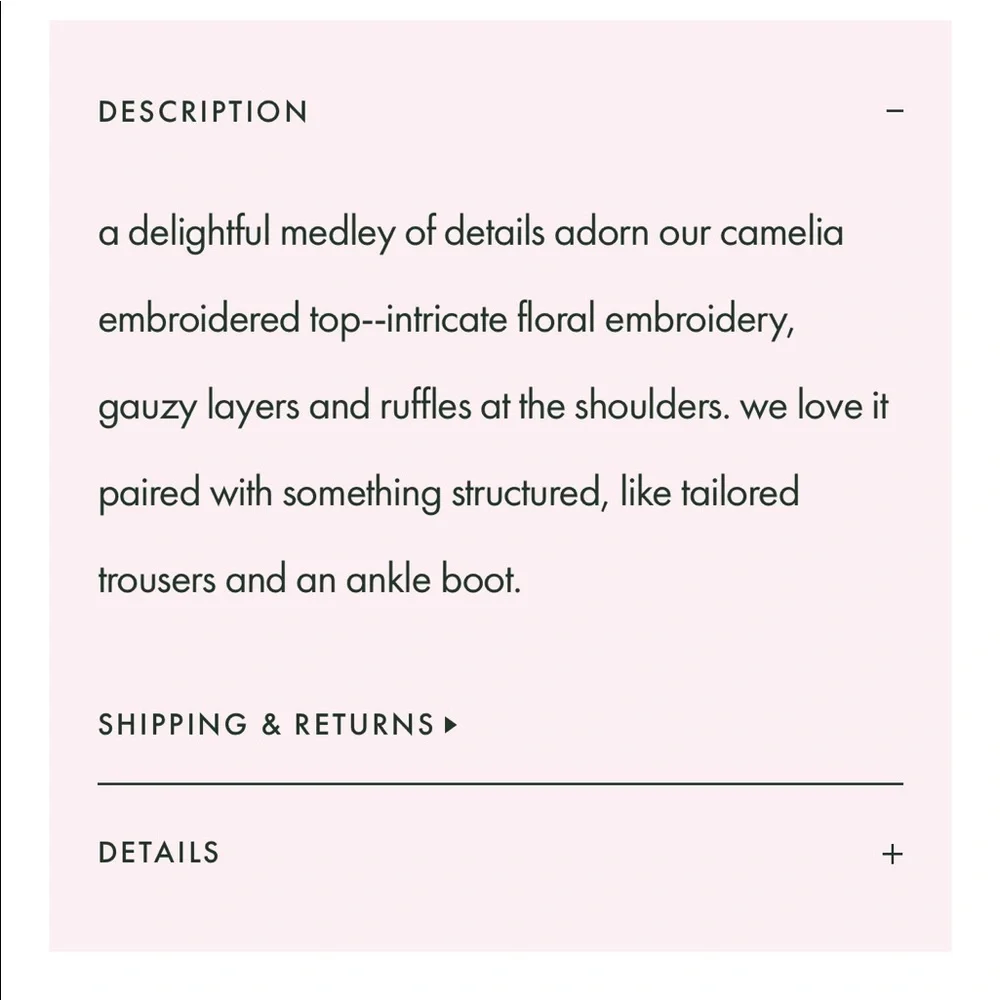 Kate Spade Camelia Embroidered Peplum Ruffle Top-Large